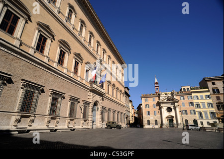 Italy, Rome, Piazza Farnese, Palazzo Farnese Stock Photo