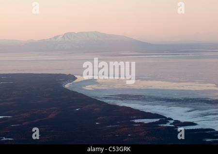 Alaska Kenai National Wildlife Refuge Kenai Peninsula Sunset over ...