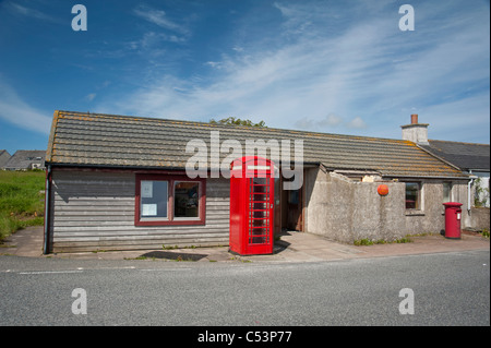 Baltasound Post Office the most Northern in the United Kingdom. SCO 7496 Stock Photo