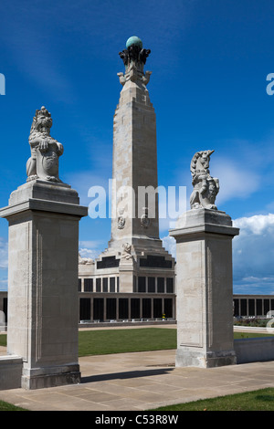 Portsmouth Naval Memorial on the seafront at Southsea Common Stock Photo