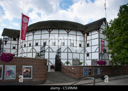 Shakespeare's Globe theatre South Bank, London. UK Stock Photo