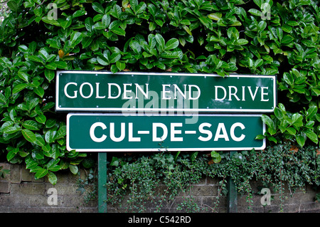 Cul-de-sac sign Stock Photo