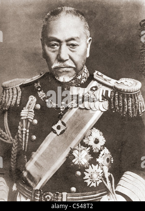 Fleet Admiral Marquis Tōgō Heihachirō, 1848 - 1934. Fleet Admiral in the Imperial Japanese Navy. Stock Photo