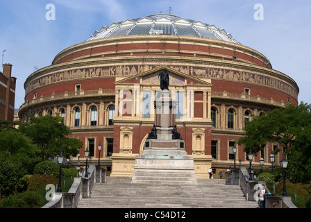 Prince Consort Statue in front of the Royal Albert Hall, London, SW7, England Stock Photo