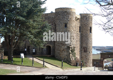 Rye Castle Museum, also known as Ypres Tower, Rye, East Sussex, England Stock Photo