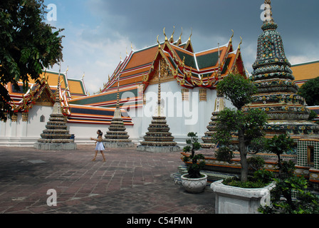 The Temple of the Reclining Buddha, Bangkok, Thailand. Stock Photo