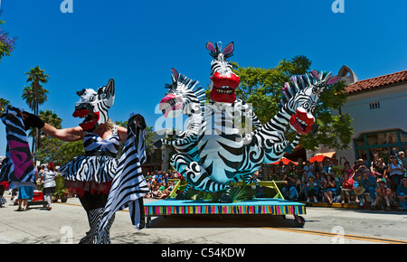 Summer Solstice parade , Santa Barbara , 2011. Stock Photo