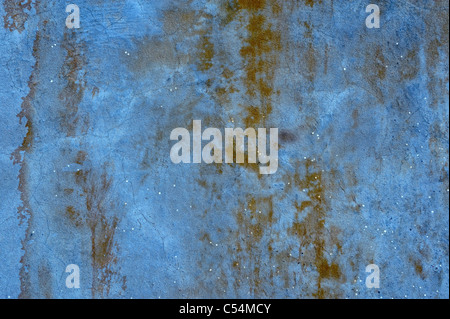 Grungy background with old cracked rusty wall. Stock Photo
