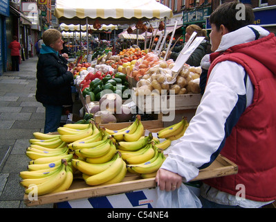 Banannas for sale. Stock Photo