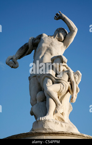 Paris - Statue from Tuileries garden Stock Photo