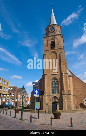 Oude Kerk church along Kaizerstraat street Scheveningen district The Hague province of South Holland the Netherlands Europe Stock Photo