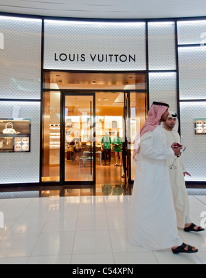 Louis Vuitton store in Dubai Mall in Dubai United Arab Emirates UAE Stock Photo