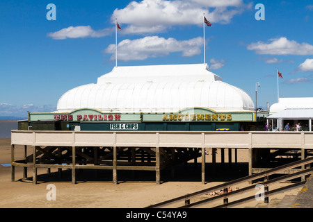 The Pavilion and amusement arcade in Burnham on Sea Somerset UK Stock Photo