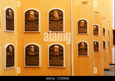 Memorial plaque for Mike Piazza in the Hall of Fame Gallery, National  Baseball Hall of Fame & Museum, Cooperstown, NY, USA Stock Photo - Alamy