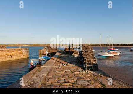 Beadnell Harbour Stock Photo