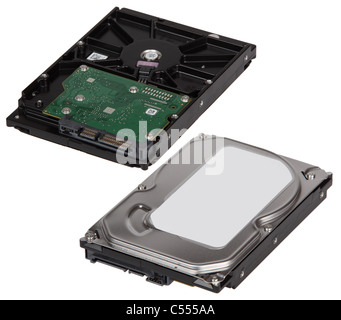 Computer HDD isolated on white background Stock Photo