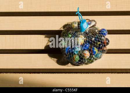 Children's marbles Stock Photo