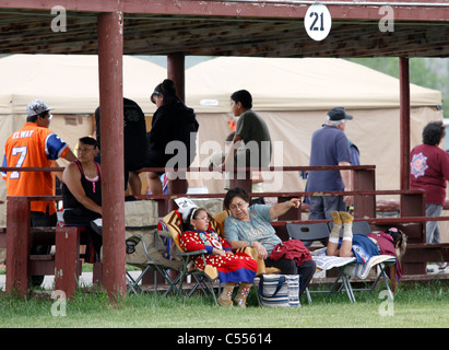 Fort Washakie, Wyoming. 52nd Eastern Shoshone Indian Days. Stock Photo