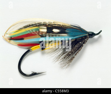 Smith Salmon Fly Stock Photo