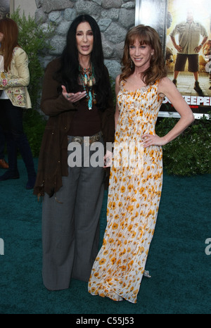 CHER KATHY GRIFFIN ZOOKEEPER. PREMIERE LOS ANGELES CALIFORNIA USA 06 July 2011 Stock Photo