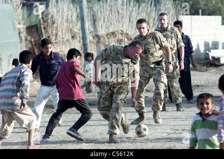 The British Army in Iraq Stock Photo