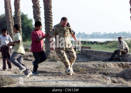 The British Army in Iraq Stock Photo