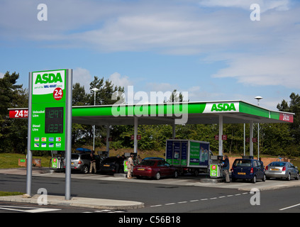 Asda petrol and diesel Fuel station UK, Europe Stock Photo