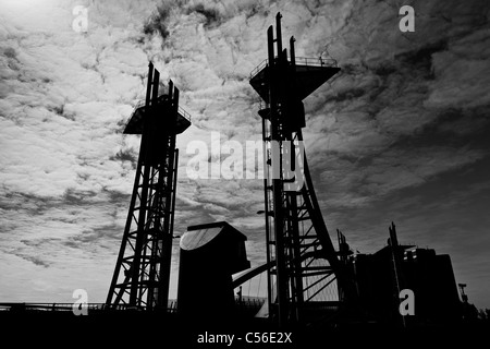 Lift Bridge Salford Quays Stock Photo