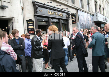 Domhnall Gleeson arrives at the Dublin Premiere of Harry Potter and the Deathly Hallows: Part 2 at the Savoy Cinema Dublin Stock Photo