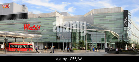 Westfield shopping centre and part of adjoining White City bus