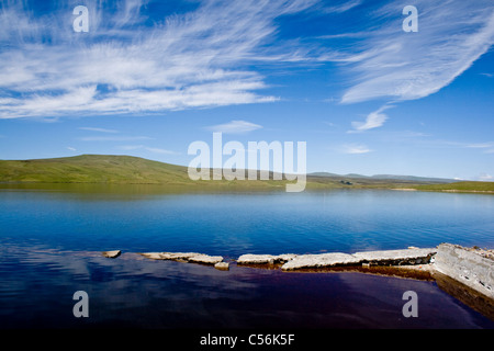 Cow Green Reservoir, Teesdale, County Durham in the North Pennines Stock Photo