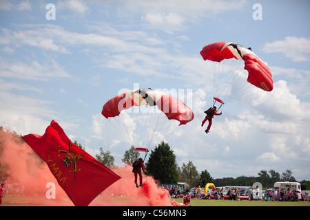 Red Devil Display Team Stock Photo