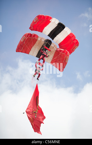 Red Devil Display Team Stock Photo