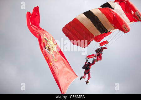 Red Devil Display Team Stock Photo