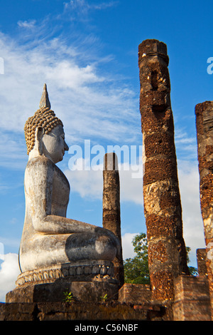 Wat Sa Si, Sukhothai, Thailand Stock Photo