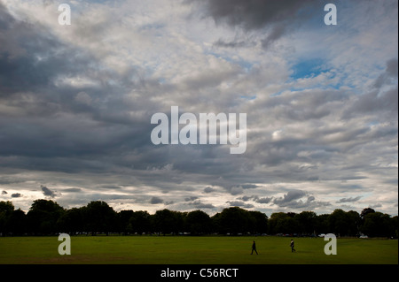 Clouds over Ealing Commom, London, United Kingdom Stock Photo
