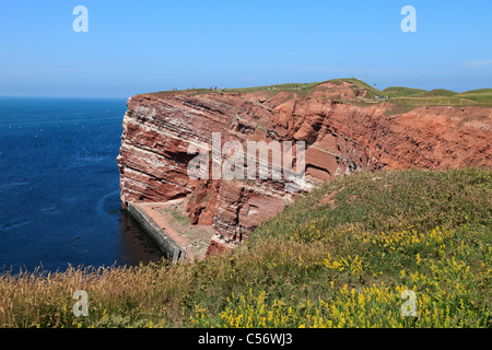 bird rock on island Heligoland (Helgoland) Stock Photo