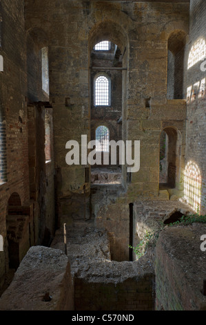 Old blast furnace building at Blist's Hill Museum, Ironbridge Stock Photo