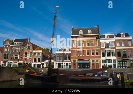 Voorhaven in Delfshaven district Rotterdam the province of South Holland the Netherlands Europe Stock Photo