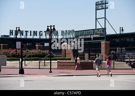 Huntington Park Baseball Field located in Columbus Ohio Stock Photo