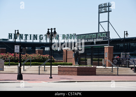 Huntington Park Baseball Field located in Columbus Ohio Stock Photo