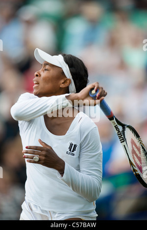 AEGON International 2011, Eastbourne, East Sussex, England, UK. Venus Williams in action. Stock Photo