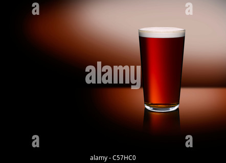 A pint of beer Stock Photo