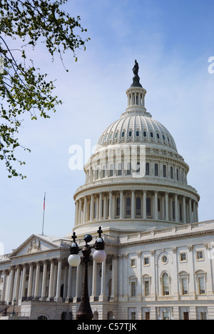 Capitol hill building closeup in Washington DC Stock Photo