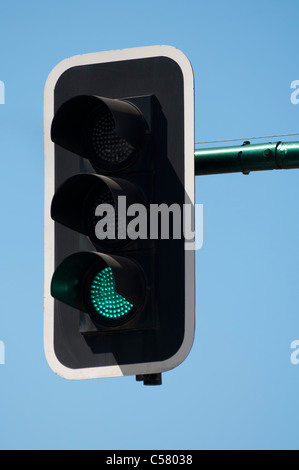 Green Traffic Light Stock Photo