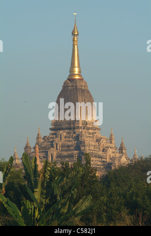 Asia, Burma, Myanmar, Bagan, temple, Gawdawpalin, point, peak, spitzes, Stock Photo