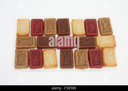 Switzerland, speciality, Zurich Leckerli, pastry, cake, food, eating, Food, biscuits, cookies, Lindt and Sprungli, sweets, candy Stock Photo