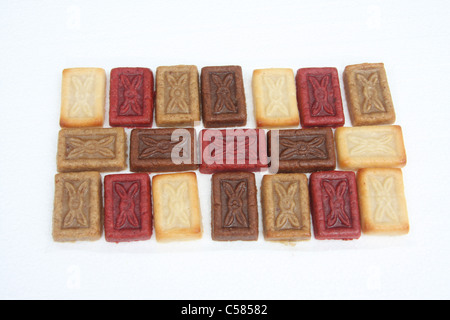 Switzerland, speciality, Zurich Leckerli, pastry, cake, food, eating, Food, biscuits, cookies, Lindt and Sprungli, sweets, candy Stock Photo