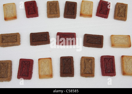 Switzerland, speciality, Zurich Leckerli, pastry, cake, food, eating, Food, biscuits, cookies, Lindt and Sprungli, sweets, candy Stock Photo