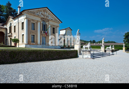 Italy,Veneto, Maser, the Villa Barbaro, architect Andrea Palladio Stock Photo
